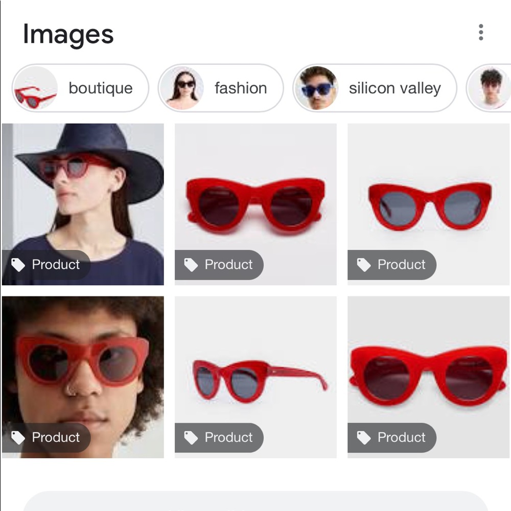 Sunbuddies Uma in Twizzler red cat eye sunglasses